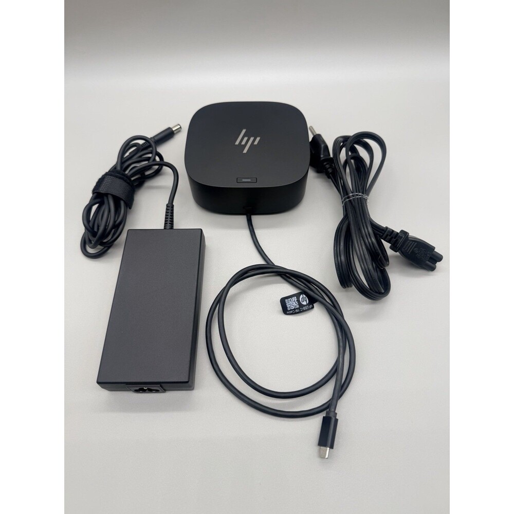 HP USB-C G5 Docking Station 5TW10AA#ABA w/ 120W Power Adapter - Tested